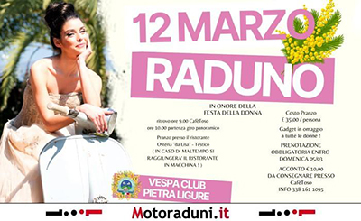 Locandina evento RADUNO VESPA CLUB PIETRA LIGURE