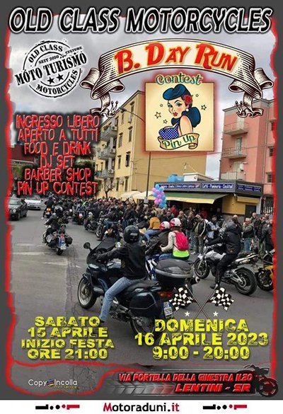 Locandina evento 13° B-DAY RU