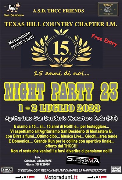 Locandina evento NIGHT PARTY 23