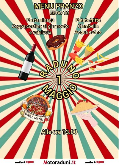 Locandina evento RADUNO DEL PRIMO MAGGIO