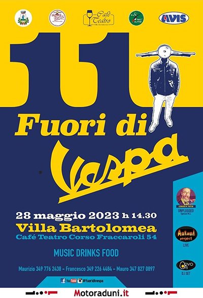 Locandina evento 11° FUORI DI VESPA