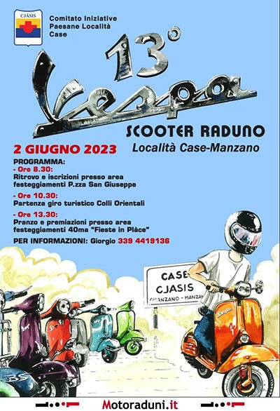 Locandina evento 13° VESPA SCOOTER RADUNO