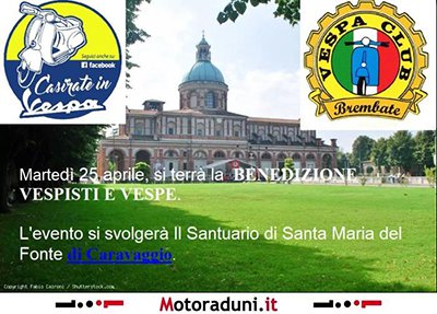 Locandina evento BENEDIZIONE VESPISTI E VESPE
