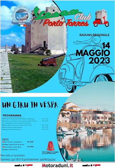 Locandina evento UN GIRU IN VESPA