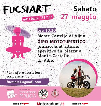Locandina evento GIRO MOTOTURISTICO CON FUCSIART
