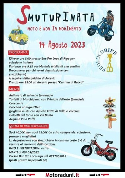 Locandina evento SMUTURINATA 2023