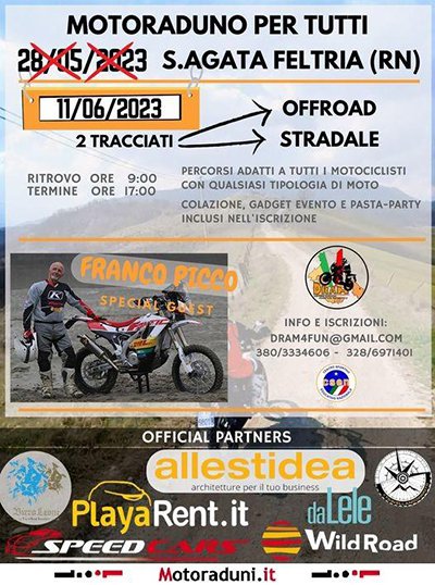 Locandina evento MOTORADUNO PER TUTTI