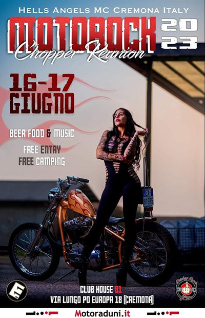Locandina evento MOTOROCK CHOPPER REUNIO
