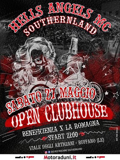 Locandina evento OPEN CLUBHOUSE - BENEFIT NIGHT