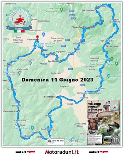 Locandina evento VESPA IN FIORE - RADUNO VESPA, MOTO E AUTO