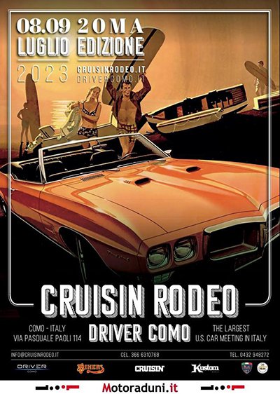 Locandina evento 20° CRUISI' RODEO