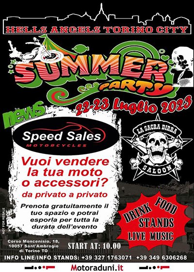 Locandina evento SUMMER PARTY