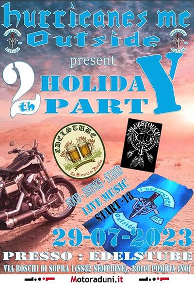 Locandina evento 2° HOLIDAY PARTY