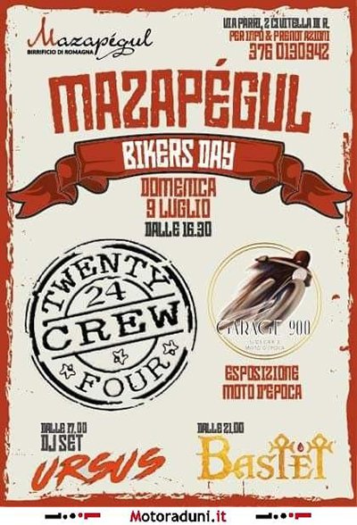 Locandina evento MAZAPEGUL BIKERS DAY