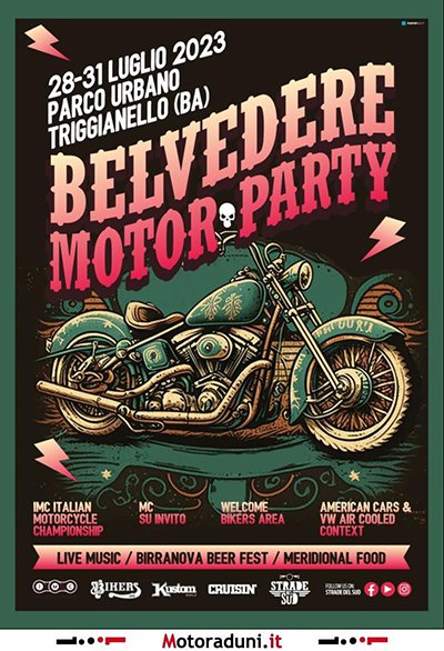 Locandina evento 16° BELVEDERE MOTOR PARTY