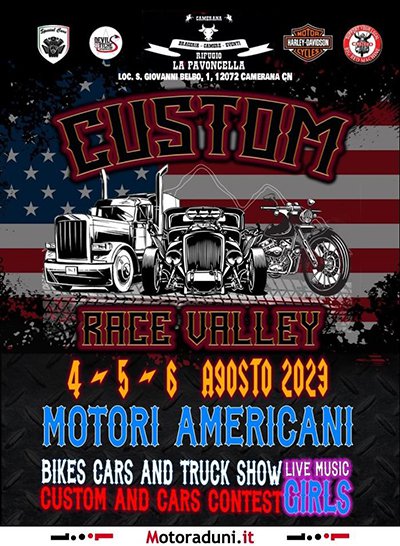 Locandina evento CUSTOM RACE VALLEY