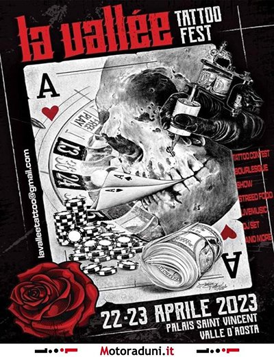 Locandina evento LA VALLEE TATTOO FEST