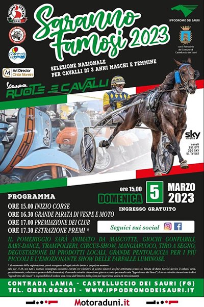 Locandina evento RUOTE & CAVALLI