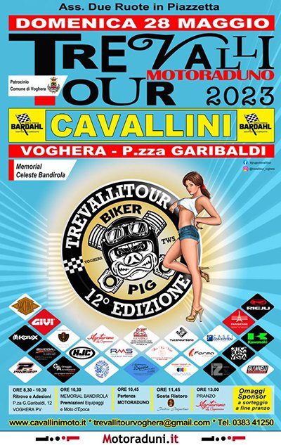 Locandina evento TREVALLITOUR 2023