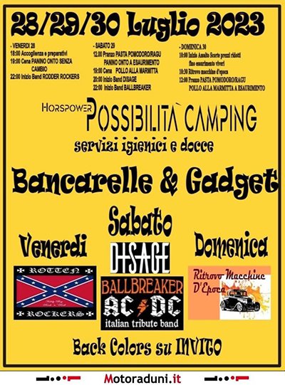 Locandina evento OLD BIKERS RALLY