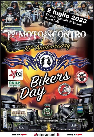 Locandina evento 15° MOTOINCONTRO BIKERS BOJO