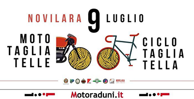 Locandina evento MOTOTAGLIATELLE & CICLOTAGLIATELLE