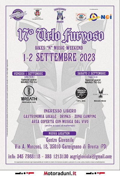 Locandina evento 17° URLO FURYOSO