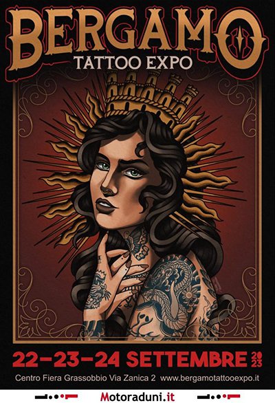 Locandina evento BERGAMO TATTOO EXPO 2023