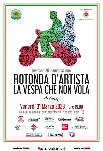 Locandina evento ROTONDA D'ARTISTA - LA VESPA CHE NON VOLA