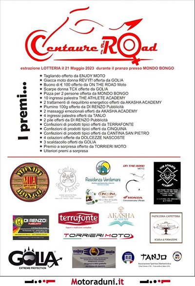 Locandina evento LE CENTAURE ON THE ROAD CONTRO LA VIOLENZA SULLE DONNE