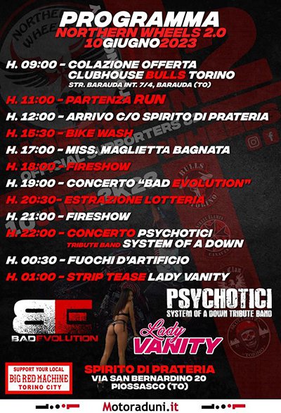 Locandina evento NORTHERN WHEELS 2° EDITIO