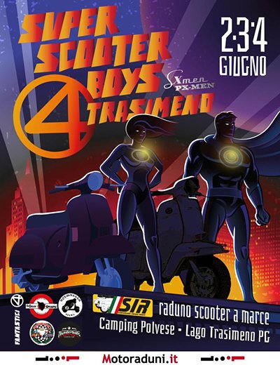 Locandina evento SUPER SCOOTER BOYS 4 TRASIMENO