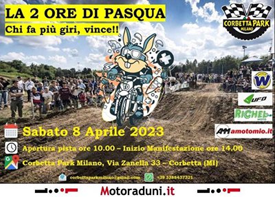 Locandina evento LA 2 ORE DI PASQUA
