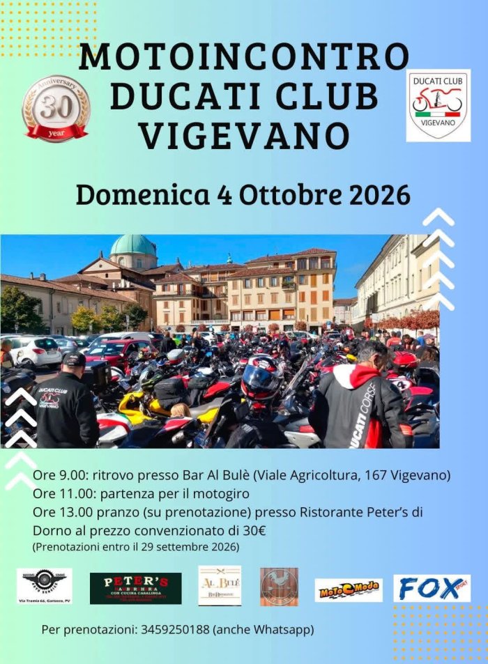 MOTOINCONTRO DUCATI CLUB VIGEVANO