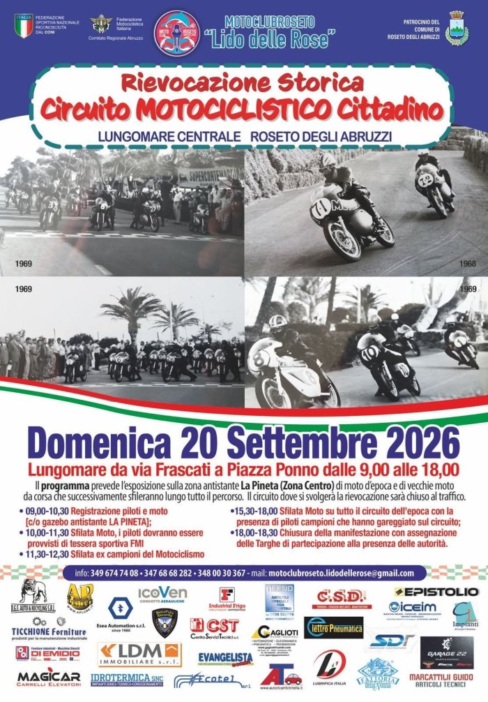 Rievocazione Storica Circuito MOTOCICLISTICO Cittadino