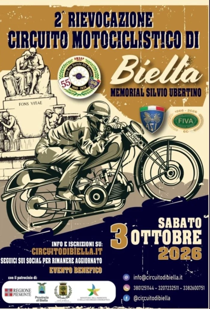 2^ Rievocazione Circuito Motociclistico di Biella