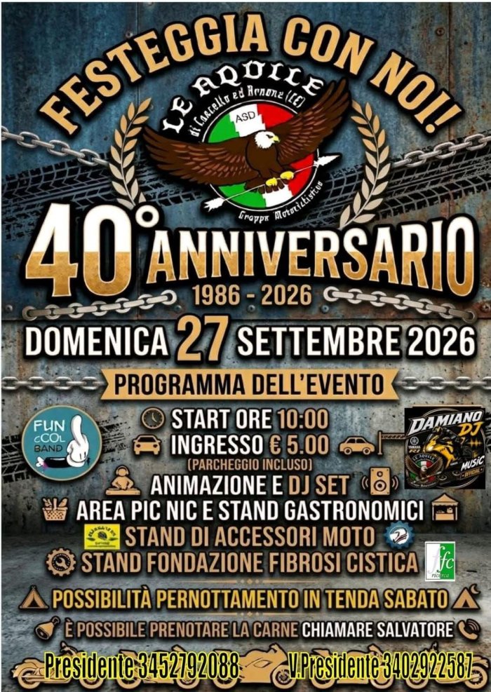 40° FESTEGGIA CON NOI!!