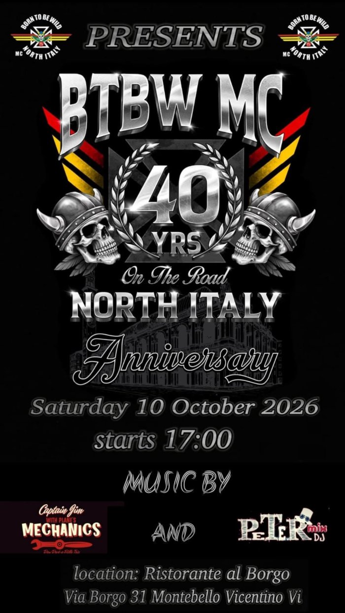 BTBW MC 40 YRS Anniversary