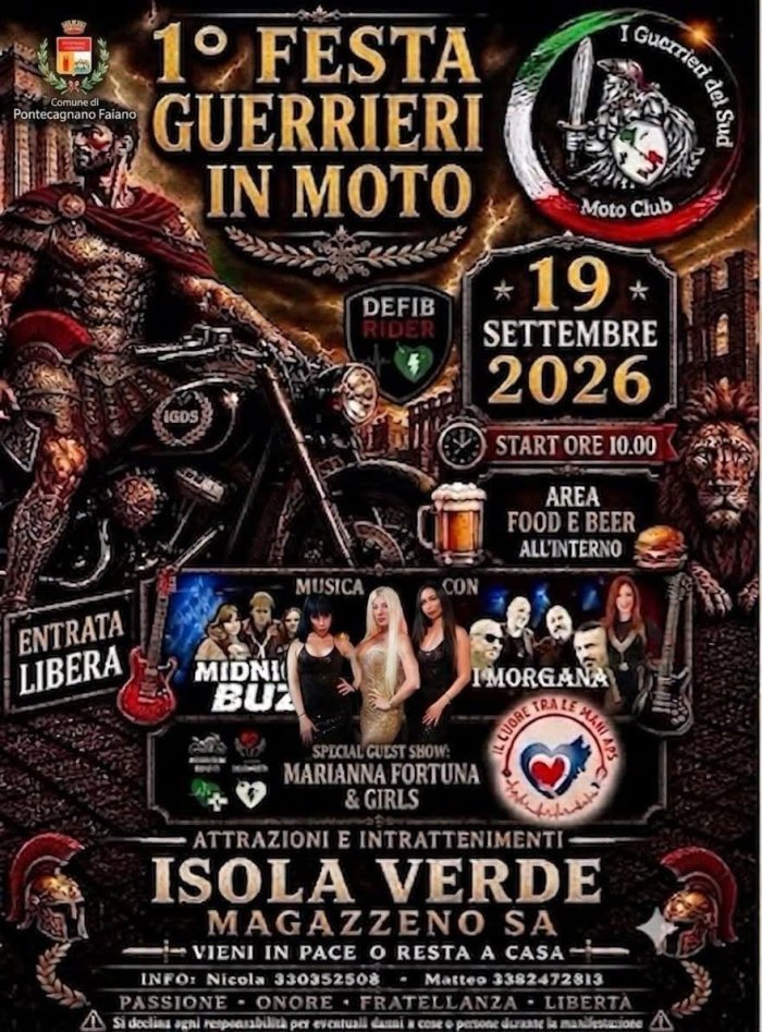 1° FESTA GUERRIERI IN MOTO