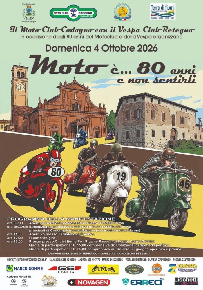 Moto è... 80 anni e non sentirli