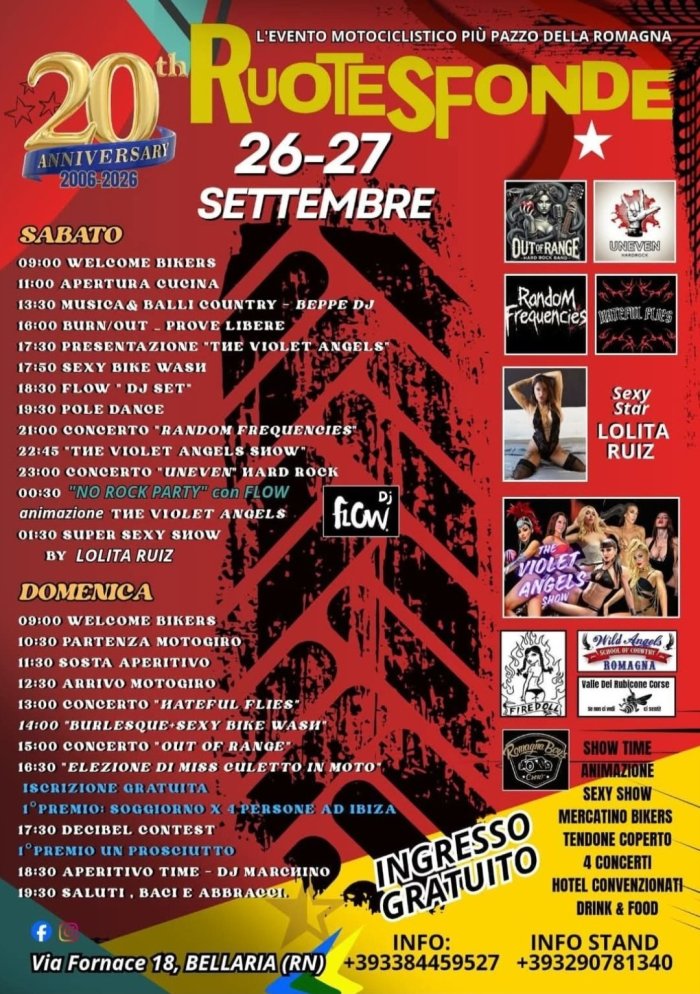 20° 20th Ruote Sfonde