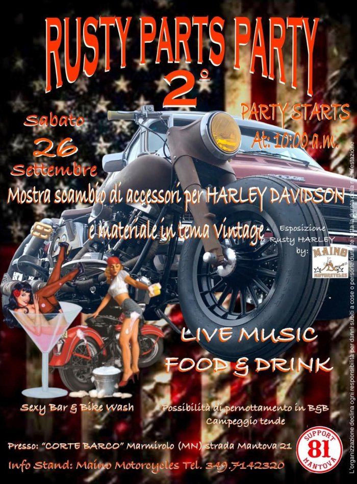 2° RUSTY PARTS PARTY
