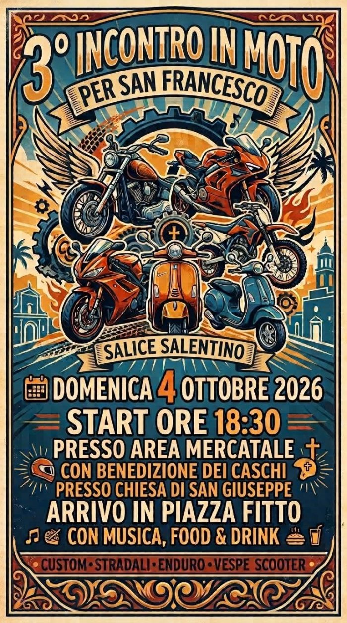 3° INCONTRO IN MOTO PER SAN FRANCESCO