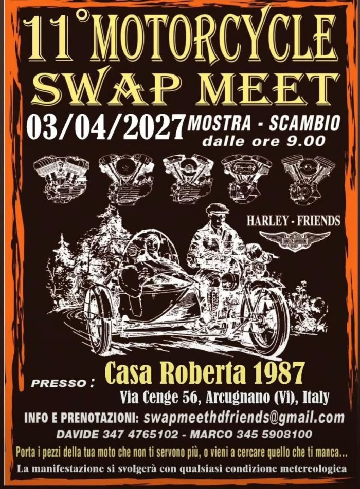 11° MOTORCYCLE SWAP MEET