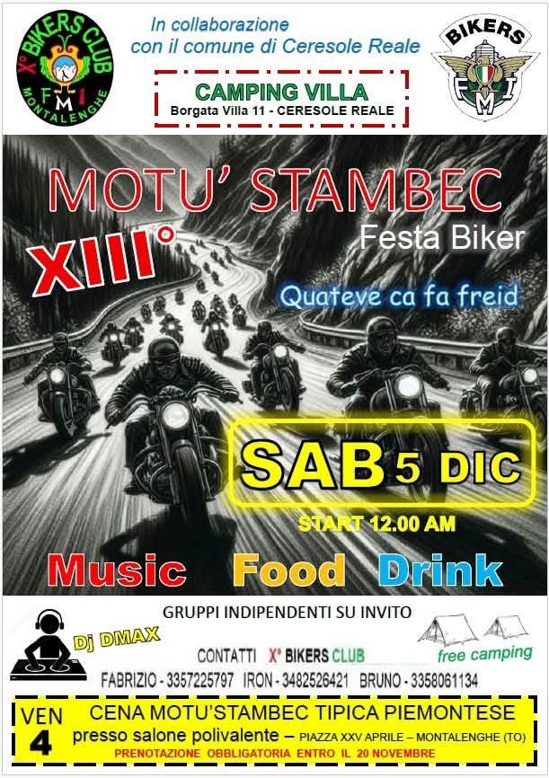 XIII° MOTU' STAMBEC