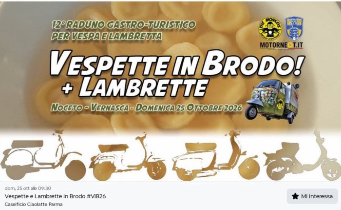 12° Vesette in Brodo! + Lambrette