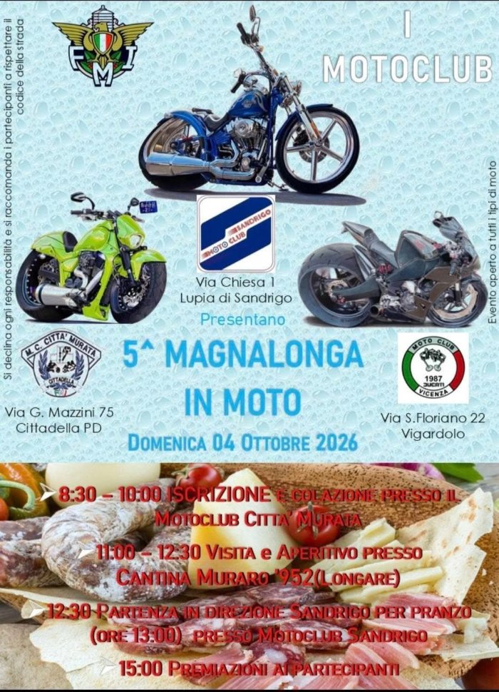 5^ MAGNALONGA IN MOTO