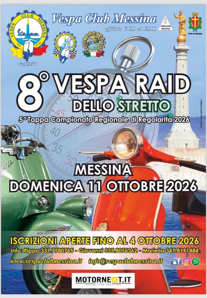 8° 8° VESPA RAID DELLO STRETTO