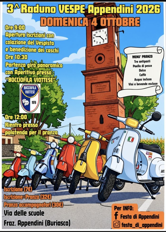 3^ Raduno VESPE Appendini