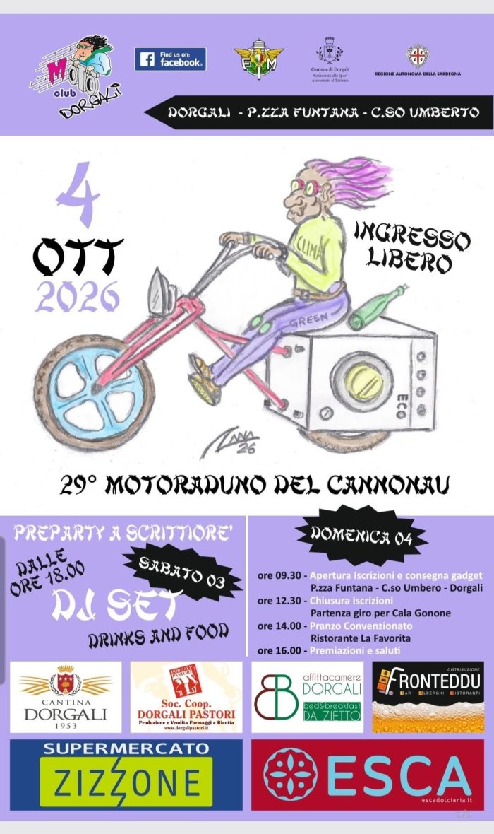 29° 29° MOTORADUNO DEL CANNONAU
